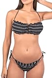 Sun Playa Maillots de Bain Bandeau Zeus (FR/ES, Numérique, 40, Taille Normale, Taille Normale)