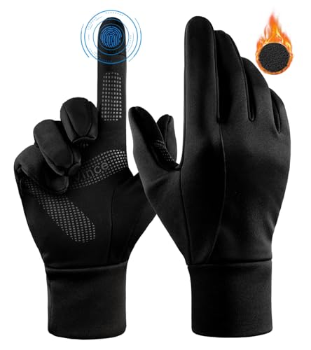 Winter Gloves Men Women Warm: Touch Screen Water Resistant Windpr...