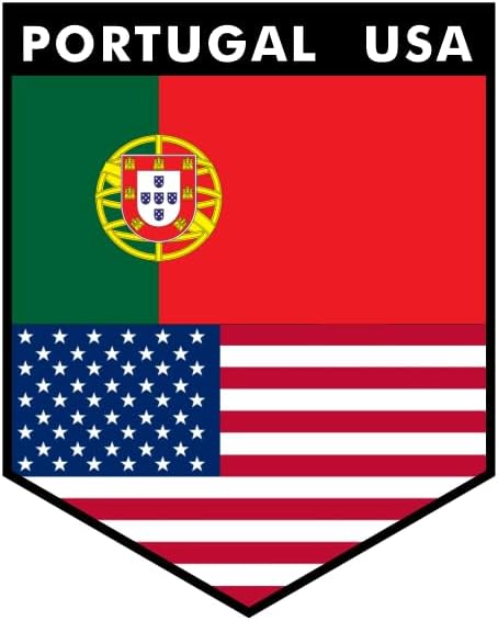 Portugal USA Dual Car flag Hanging Accessory – Mini Portuguese & American Flag Banner for Rearview Mirror – Auto Interior cars flags Decoration, Window Display, Cultural Pride Gift