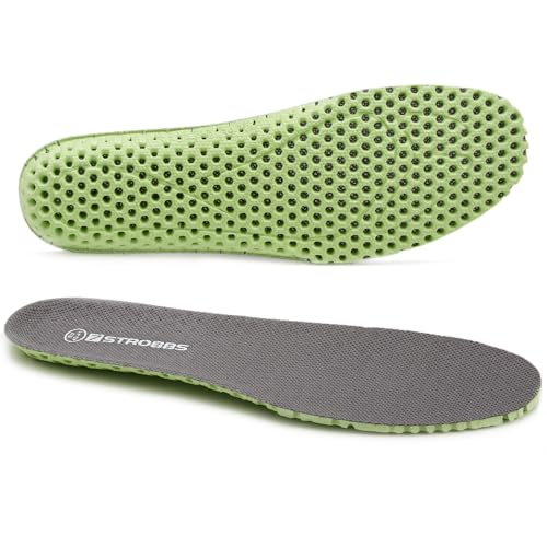 7STROBBS Thin Breathable Insoles for Men, Lightweight Replacement Cushion Shoe Inserts for Sneakers Work...