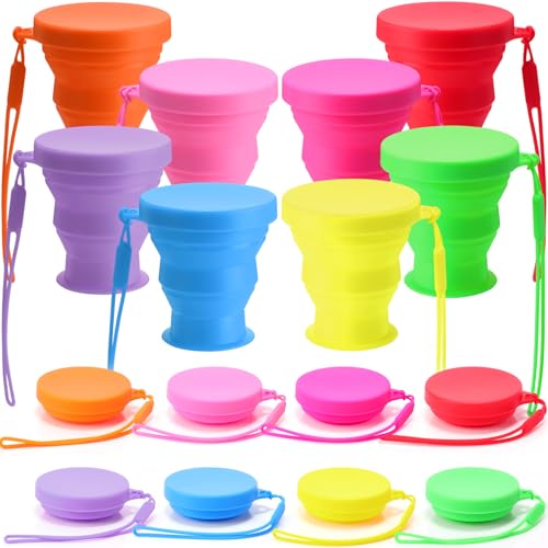 Funnymoom Collapsible Silicone Cups with Lids