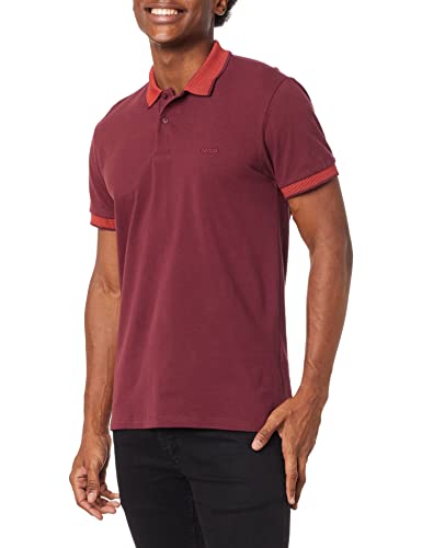 Polo detalhe listrado Masculino Colcci Bordo Tannat M
