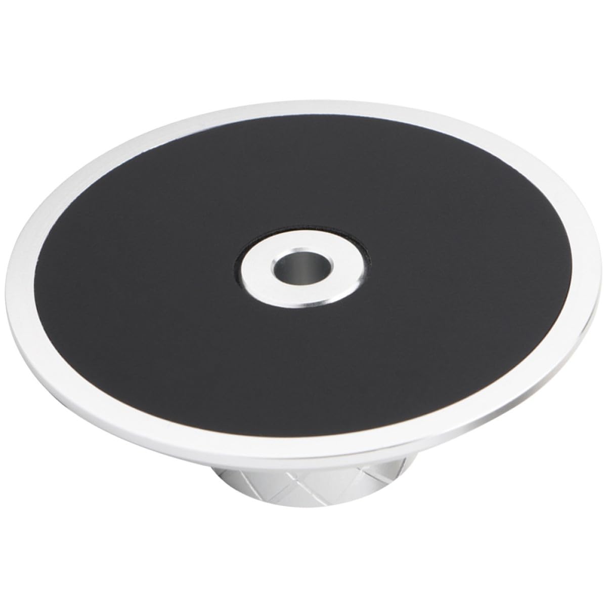 LABRIMP Stabilizzatore per Supporto per Alluminio in Dischi in Lega di Vinile e Magnesio Argento, Peso Mantenere l’Equilibrio e Migliorare la Qualità del Suono