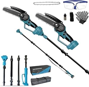 Zeilabang Kakadi Hochentaster mit Mini-Kettensäge