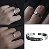 Qsvbeeqj Anneaux de mode pour homme et femme avec ouverture réglable en alliage pour plus de confort et de durabilité #1