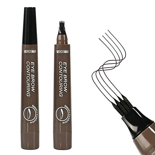 Eyebrow Pencil Micro-Fork Eyebrow Pencil Four-Point Eyebrow Pencil (grey) Send Eyebrow Brush Make Eyebrows Look More Natural Look More Spiritual And Beautiful