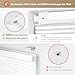 LazBlinds No Tools No Drill Cordless Cellular Shades, Blackout Light Blocking Honeycomb Shades for Home, Thermal Insulation Blinds for Windows, 23