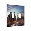 FEMOS Decor Wall Plate Cover, 2-Gang 4.50 X 4.50in, Double Toggle Insulated Light Switch Cover - New York City - Switch Plate Outlet Cover, Standard Size, 11563-1 #1
