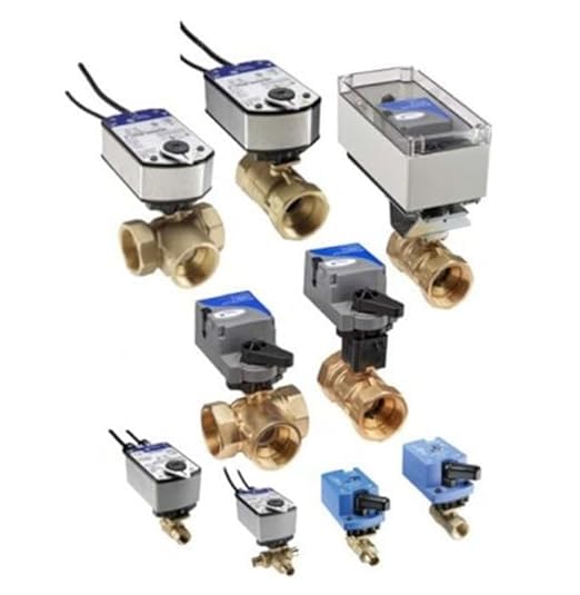 Raccord laiton plaqué VG1841CN NPT et servomoteur haut de gamme VA9104-AGA-3S