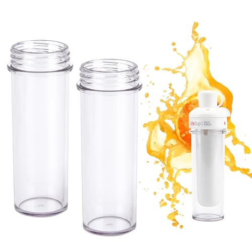 LUVCOSY 2 Pack Flavor Cartridge Holder for Cirkul Sips BPA-Free Tritan Storage Holder Compatible with Cirkul Flavor Cartridges Transparent & Leak-Proof