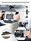 ULANZI U-Rig Smartphone Video Rig mit Licht, Dimmbar 2500K-9000K, Handy Stabilisator mit Fernbedienung, Smartphone Video Stabilisator für iPhone Galaxy Huawei, 4-7 Zoll Smartphone und SLR Kamera