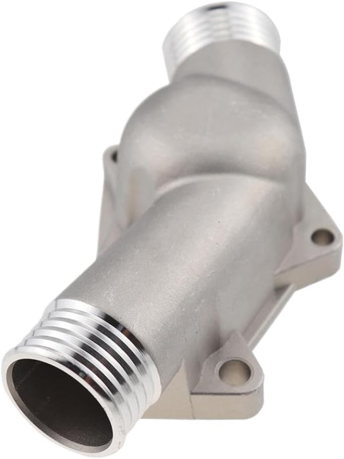 Aluminum Thermostat Housing Cover With Gasket 11531722531 11531740437 Polished Compatible With M3 Z3 E34 E36
