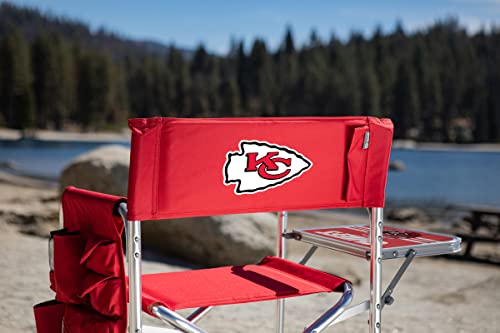 Image of Picnic TIME NFL Unisex-Adult NFL Sports Chair with Side Table, Beach Chair, Camp Chair for Adults