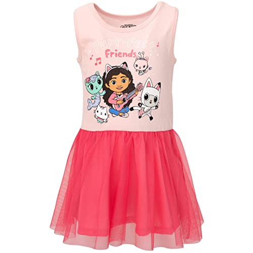 DREAMWORKS GABBY'S DOLLHOUSE Cakey Cat Gabby Kitty Fairy Pandy Paws Mercat Girls Tulle Dress Toddler to Big Kid3