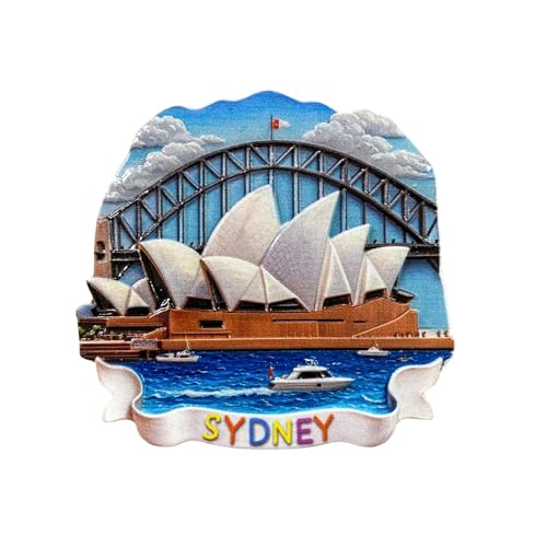 Imán Decorativo Sydney Opera House y Harbour Bridge miniatura 1