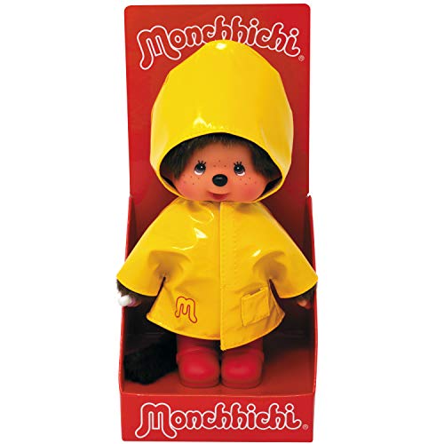 Bandai Monchhichi - Ciré Iconique Jaune 20 cm