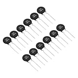 PATIKIL NTC Thermistor Widerstände 12 Stück 10 Ohm NTC10D-15 Hohe Empfindlichkeit Einschaltstrombegrenzer Negativer Temperaturkoeffizient Thermistor Temperatursensor Zur Temperaturmessung