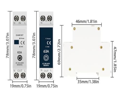 Disjoncteur 1P+N télécommande vocale pour couper les appareils restés allumés - 2