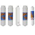 Filter Replacement Kit for Vertex Water Machine EasyPur Reverse Osmosis System with 75 GPD RO Membrane Included