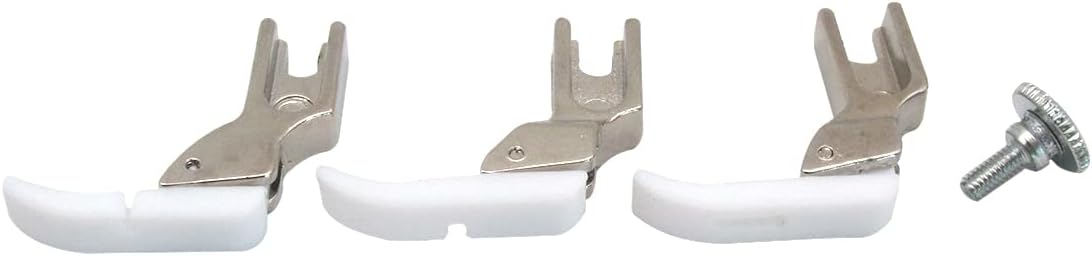 CKPSMS Brand - 3 Different Zipper HIGH Shank FEET #T363+T36N+T36LN+TS-SN Compatible with/Replacement for JUKI Brand DDL-555 5550 5600 8300 8500