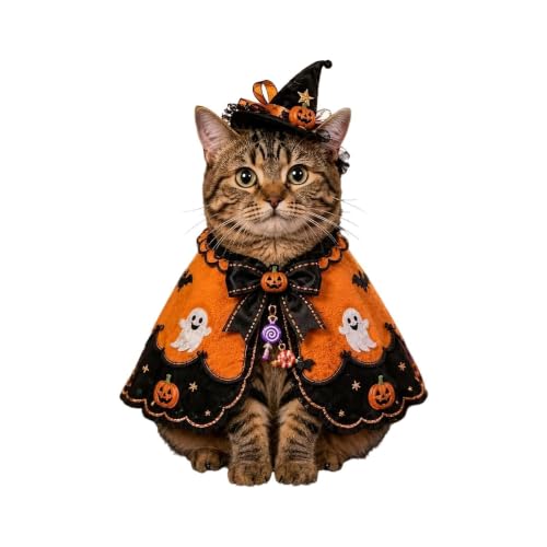 Disfraz de Halloween para gatos ideal para fotografía al aire libre 2