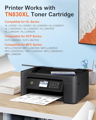 Image of E-Z Ink Pro Compatible Replacement for Brother TN830XL Toner Cartridge (4 Pack+2 Pack)