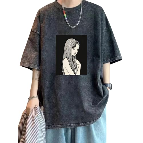 [UOLKMDR] �x�] �ɓ����� Junji Ito �A�j�� ���� ���s �����Y �ĕ� �� �v�����g �X�|�[�c �g�b�v�X ������� �j�����p ���� �t�@�b�V���� T�V���c size XL