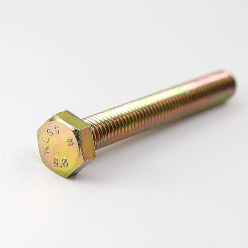 Miniatura 8 de YEEZET 1600 piezas M4 M5 M6 grado 8.8 pernos y tuercas de alta resistencia plana y arandelas de bloqueo kit surtido incluye 15 tamaños más comunes