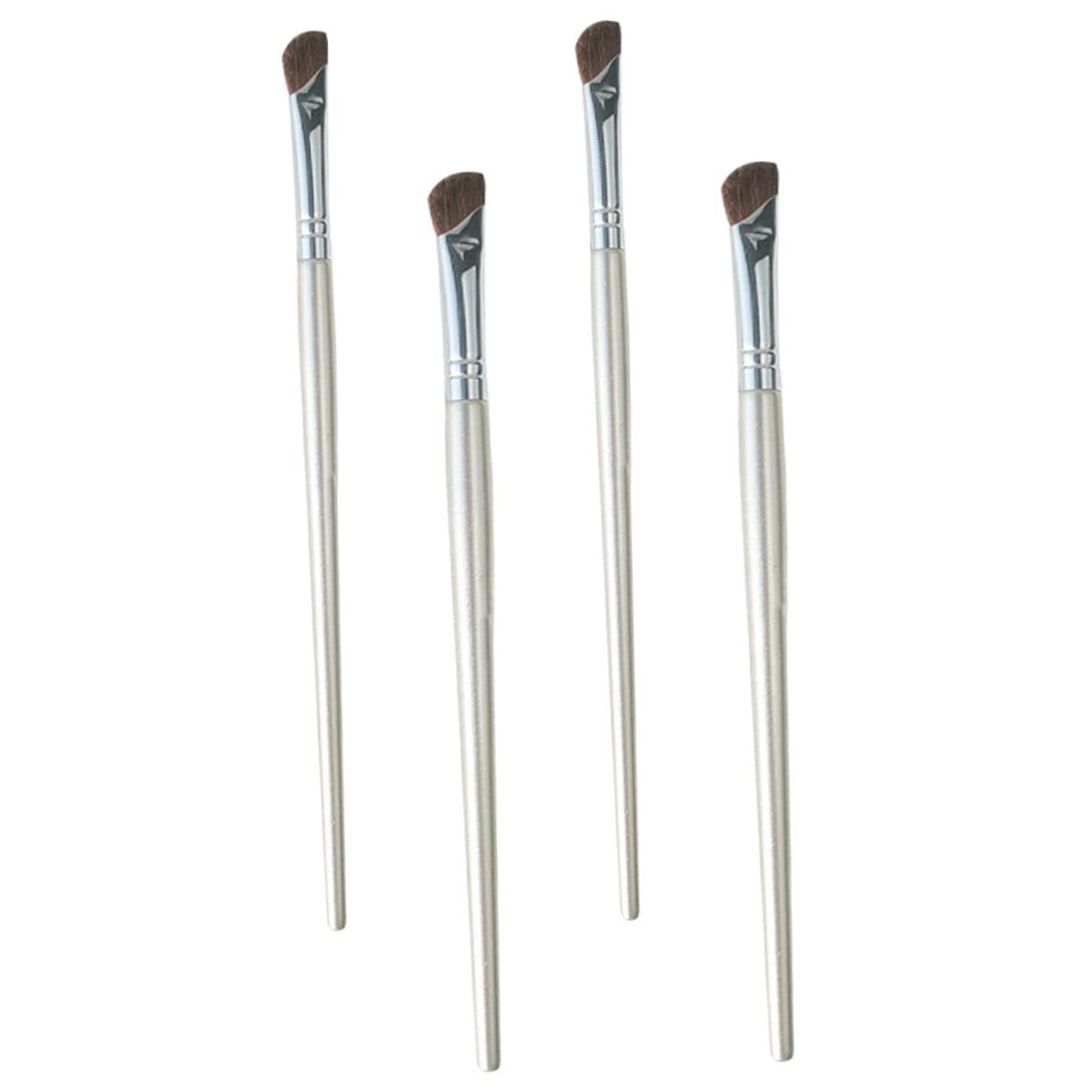 MAGICLULU 5 Set Di Pennelli Per Ombretti Angolati Per Il Contorno Del Naso E Levidenziazione Strumento Di Trucco Sicuro Per Una Facile Applicazione 4 Pezzi * 5