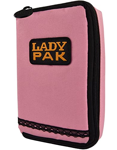 Karella Darttasche The PAK original, Platz für 3 Dartsets, handlich und geräumig, Perfekter Schutz, Dartcase, Tasche für Darts, Verschiedene Ausführungen (rosa)