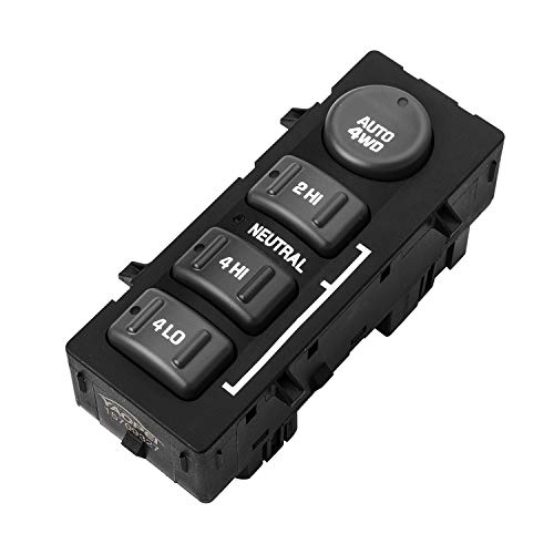 Weekly Top Sale 4X4 Selector 4WD Four Wheel Drive Switch 901-062 15709327 for 1999-2002 Chevy GMC Sierra Silverado Yukon 1500 2500,Cadillac Escalade 2002