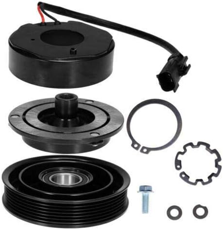 Kit de embreagem do compressor de ar-condicionado CoolTech com bobina e polia para Dodge RAM 1500 e 2500 2010 5.7L – Kit completo