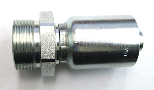 HF 1J077-10-08 - Parker 1J077-10-8 Fitting 1/2'' Hose X 5/8'' Male Seal-Lok - Rigid - (Forseal/O-Ring Face)