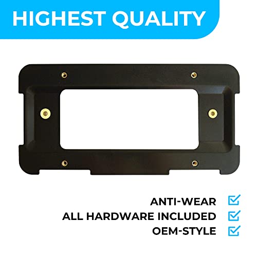 Tn Trunknets Inc Rear Bumper License Plate Bracket For Bmw 2000-2023, Plate Holder Set W 6 Screw Bolts & Wrench Kit, License Tag Mounting Kit, Quality Plate Holders (Set Of 15 Units) #TOP5