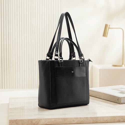 Image of Symbol Premium Women's Tote Hand Bag crafted from Imported PU | Stylish | Office Use - 14 inch Laptop
