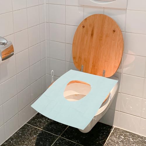 ARTSEWPLY 50個 防水使い捨てトイレマット 携帯便利 抗菌衛生 ホーム ホテル対応 トイレ便座カバー 快適肌触り 外出旅行用