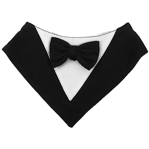 BESPORTBLE ペット三角タオル 犬の三角バンダナ ドッグスーツの首輪 ペットパーティースカーフ 弓 ペットの犬のバンダナ 中型犬用の犬用スカーフ 犬の首輪 大型犬用の犬用スカーフ ポリエステル