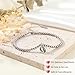 Imagen de Grevosea Regalos para mamá: pulsera con dije de pie pequeño con tarjeta de felicitación y bolsa de regalo