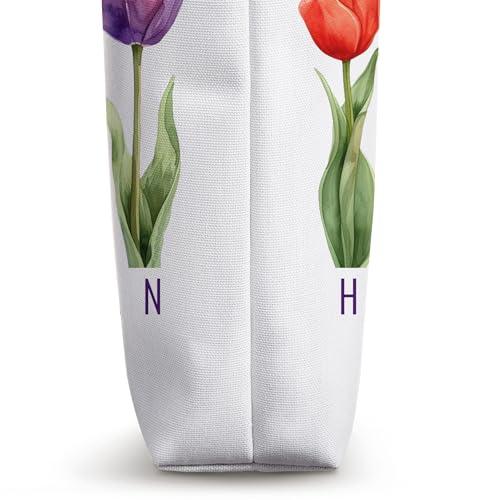 Bolso tipo tote con diseño de tulipanes de Holland, Michigan miniatura 3