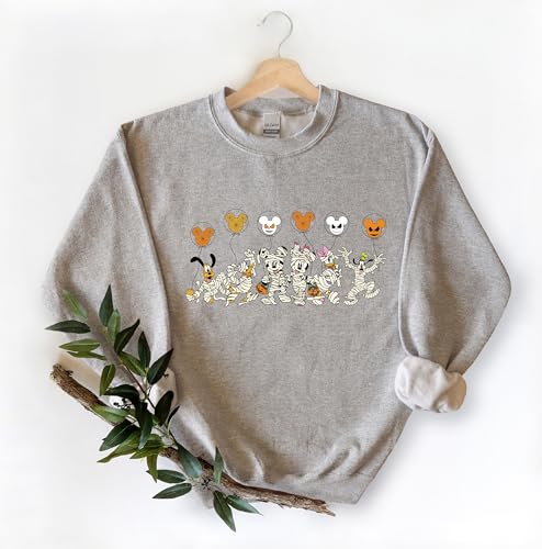 Mickey and Friends Sweatshirt, Halloween tshirt, Mummy Mickey Halloween Sweatshirt, Halloween shirt, Mickey Halloween sweatshirt Multicolor4