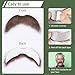 Cosela Self Adhesive Brown Fake Mustache False Facial Hair Stick On Cosplay Mustache Halloween Party