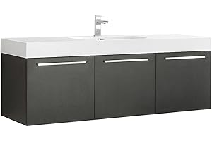 Fresca Vista 60 inch Bathroom Vanity: Blend of Style and Functionality
