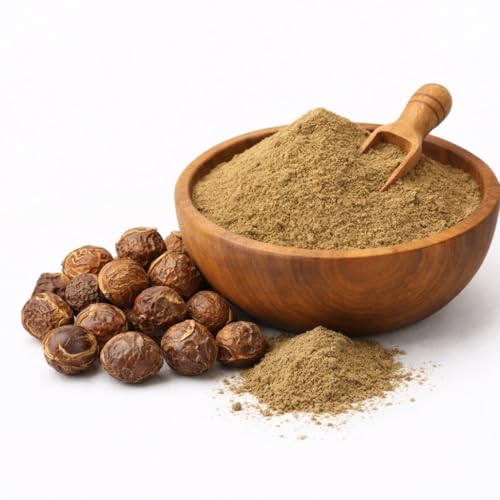 Image of Reetha Powder for Hair Growth, Hair Fall Control & Deep Scalp Cleansing | 100% Pure Natural Herbal Powder | Dandruff Care & Healthy Hair | For Men & Women (50g)