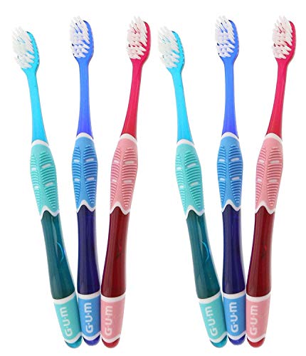 GUM 527 Technique Deep Clean Toothbrush -Ultra Soft Compact (6 Pack)