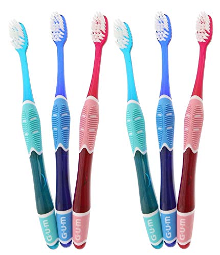 GUM 527 Technique Deep Clean Toothbrush -Ultra Soft Compact (6 Pack)