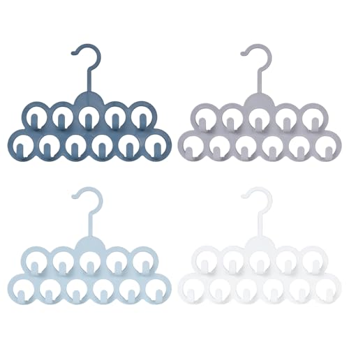 4 Piezas Perchero para Corbatas Estante