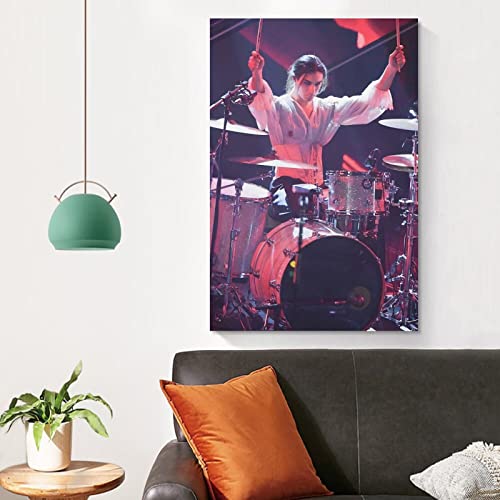 Maneskin Drummer Ethan Torchio Poster Decoratief Schilderij Canvas Muur Kunst Woonkamer Posters Slaapkamer Schilderij… - Image 5