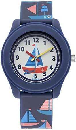 Zoop Analog White Dial Unisex-Child Watch-26019PP01, White, strap, White, strap