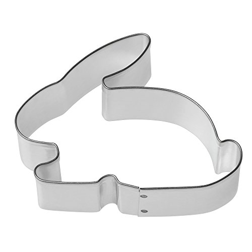 Original Kaiser Plätzchen Ausstechform Hase Mini, Keksausstecher, Plätzchen Ausstecher, Ostern, Edelstahl, Ausstechform für Kekse, 8 x 5,7 x 2,5 cm