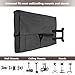 ULTCOVER Waterproof Outdoor TV Cover for 55-59 inch Outside Flat Screen Televisions with Mounts and Stands, Black